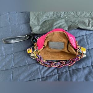 Proenza Schouler runway clutch purse with handle